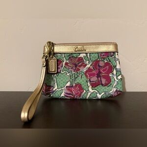 Coach Madison Audrey Floral Wristlet